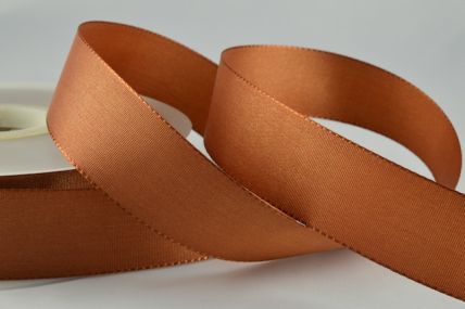 Y621-8mm Tan taffeta Ribbon 