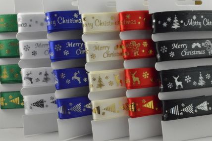 55086 - Merry Christmas Selection Packs : 4 x 2 Metre Lengths