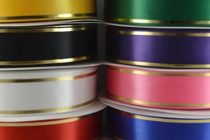 54350 - 25mm & 38mm Rosette Tramline Ribbon x 100 metre Rolls!!