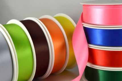  93977 - 3mm, 7, 10, 15, 25, 38 & 50mm Double Faced Satin Ribbon