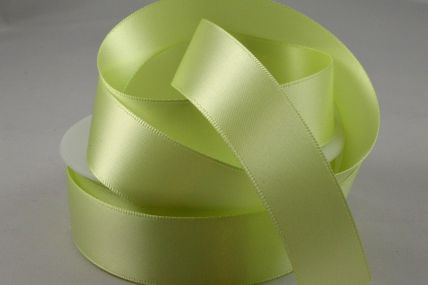 X246 - 10mm Green Double Faced Satin Ribbon x 50 Metre Rolls!