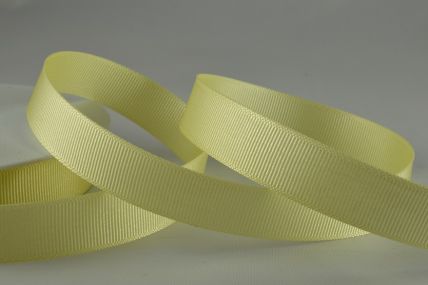 Y849 - 16mm Cream grosgrain ribbon x 20mts