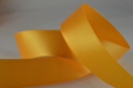 15mm & 25mm Rustic Orange Single Faced Satin Ribbon x 20 Metre Rolls!